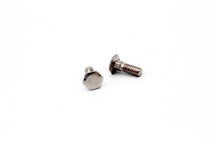 Non standard screws for textile bristles